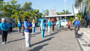 Pembinaan Jasmani senam Sehat Pegawai BNNP NTB