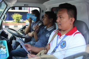 Diseminasi Informasi P4GN menggunakan Mobil Sosialisasi keliling anti narkoba
