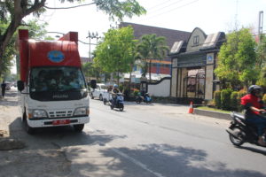 Diseminasi Informasi P4GN menggunakan Mobil Sosialisasi keliling anti narkoba