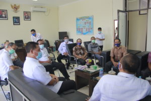 Eratkan Tali Silaturahmi, Kaling Karang Bagu Sambangi Kantor BNNP NTB
