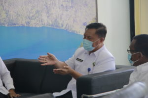 Eratkan Tali Silaturahmi, Kaling Karang Bagu Sambangi Kantor BNNP NTB