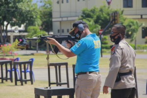 Gelar Latihan Tembak, BNNP NTB Asah Kemampuan Taktis Berantas Narkoba