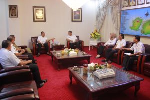 Kepala BNNP NTB silaturahmi dengan Gubernur NTB dalam rangka Pra HANI 2019