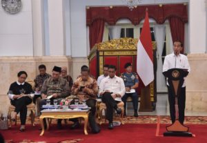 Apresiasi Presiden Jokowi untuk para Menteri di Sidang Kabinet Paripurna