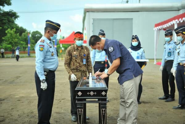 PENANDATANGANAN KERJASAMA LAPAS KELAS IIA MATARAM DENGAN BNNP NTB TENTANG PELATIHAN DAN PERTUKARAN INFORMASI