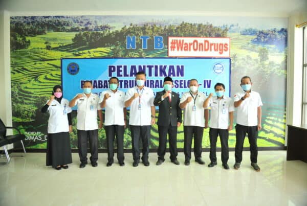 Pelantikan Pejabat Struktural ESSELON IV BNNP NTB