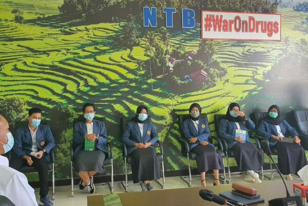 Paparan dan Pengenalan Kepala BNN Provinsi NTB Tentang Upaya P4GN Kepada Mahasiswa Magang