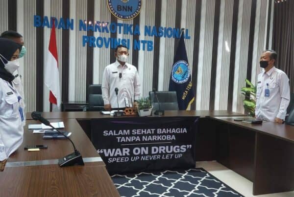 JELANG LEBARAN BNN TINGKATKAN PENGAMANAN KANTOR