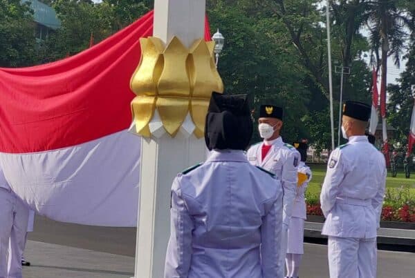 UPACARA BENDERA MEMPERINGATI HUT RI KE-77 KEMERDEKAAN RI TAHUN 2022