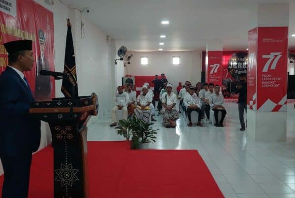 UPACARA BENDERA MEMPERINGATI HUT RI KE-77 KEMERDEKAAN RI TAHUN 2022