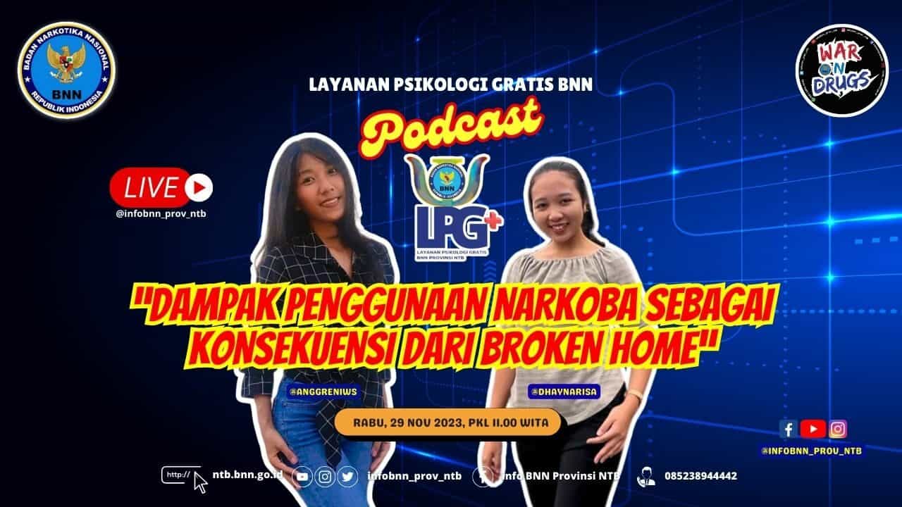 “DAMPAK PENGGUNAAN NARKOBA SEBAGAI KONSEKUENSI DARI BROKEN HOME” “DAMPAK PENGGUNAAN NARKOBA SEBAGAI KONSEKUENSI DARI BROKEN HOME”