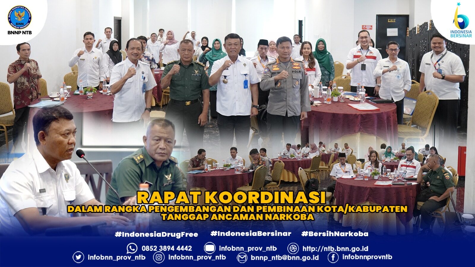 SINERGI PEMANGKU KEPENTINGAN NTB PERKUAT KEBIJAKAN KOTA/KABUPATEN TANGGAP ANCAMAN NARKOBA 2024 SINERGI PEMANGKU KEPENTINGAN NTB PERKUAT KEBIJAKAN KOTA/KABUPATEN TANGGAP ANCAMAN NARKOBA 2024